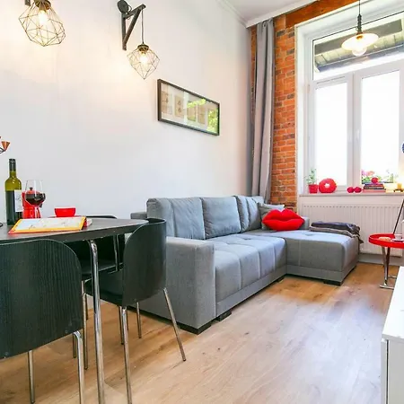 Apartament Berg Red Obok Starego Miasta Gdańsk