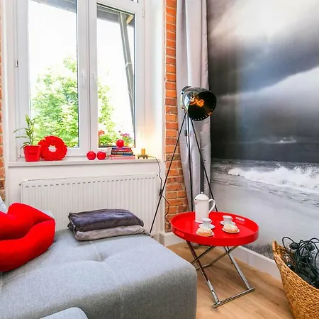 Berg Red Obok Starego Miasta Apartament Gdańsk
