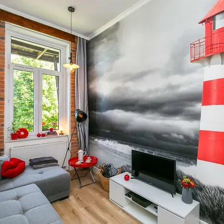 Berg Red Obok Starego Miasta Apartament Gdańsk